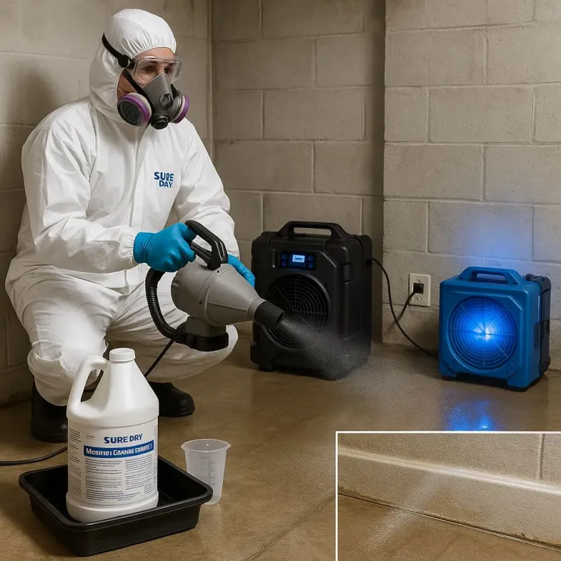 Sanitization and Odor Removal process in Onalaska, WI