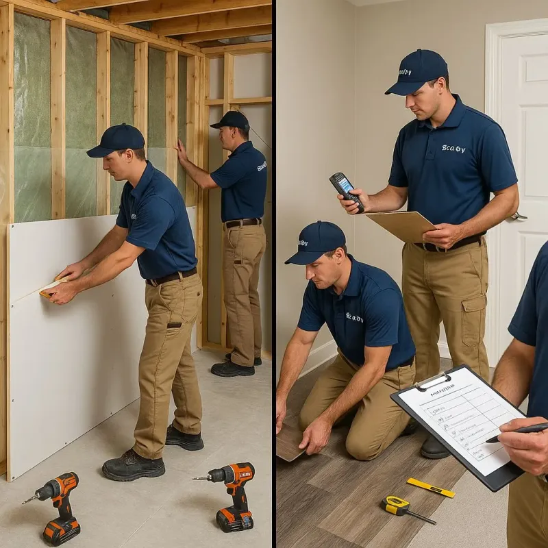 Repairs and Reconstruction process in Onalaska, WI